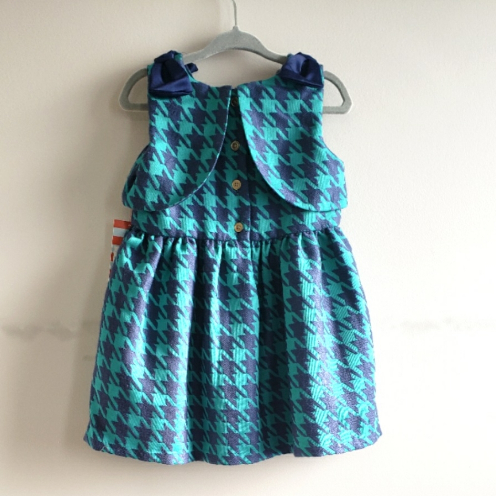 Cat & Jack Houndtooth Holiday Dress - Picture 6 of 8